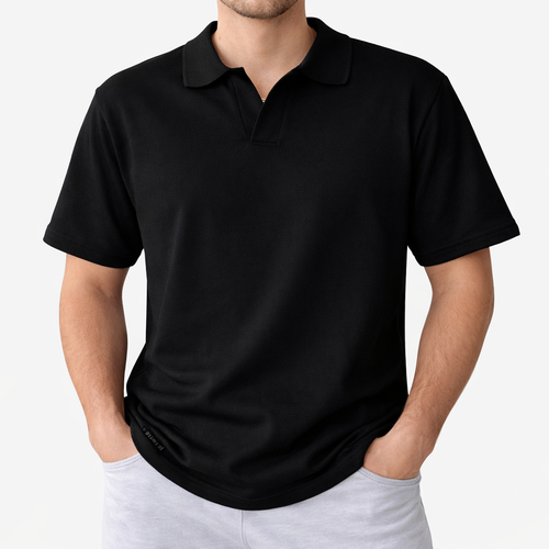 تیشرت یقه بلیطی مردانه مراکشی گرم بالا کیفیت تضمین شده