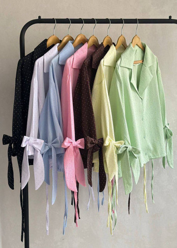 شومیز زنانه وارداتی ینزی کیفیت تضمین شده فری سایز تا 44