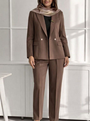 ست مانتو و شلوار زنانه بهار مازاراتی وارداتی تضمینی فری سایز تا 44