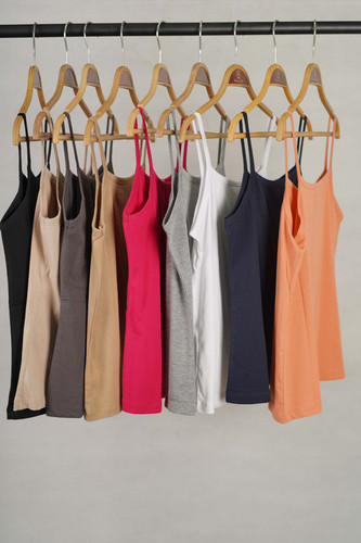 تاپ بندی قواره دار زیر کتی زنانه نخ پنبه فری سایز تا ۴۴