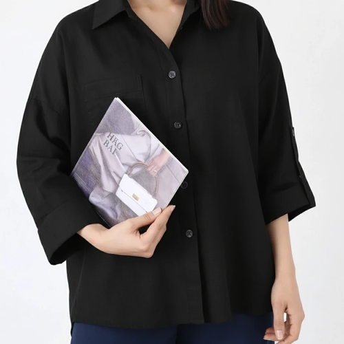 شومیز بیسیک زنانه بهاره فری سایز تا ۴۶