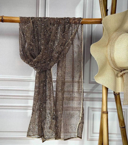 شال زنانه قلاب بافی شده وارداتی بهاره در رنگبندی